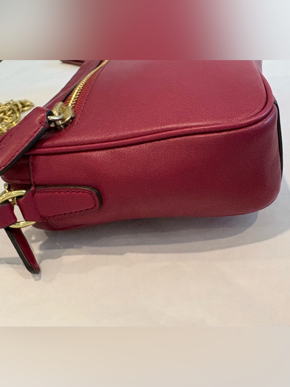 Coach Burgundy/Port Wine Legacy Flight Bag 25362 - Picture 3 of 9